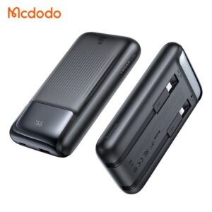 پاوربانک Mcdodo  مک دودو  10000  33وات  مدل MC-0231 - باکابل متصل تایپ سی ولایتنینگ