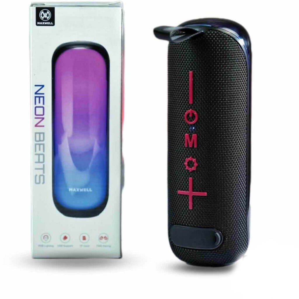 اسپيکر Maxwell - Neon Beats 16W - اسپیکر بلوتوث -مدل Neon Beats
